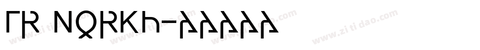 GR NORCH字体转换
